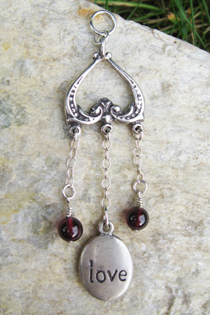 Ki*Lines LOVE Spiritual Gemstone Pendant